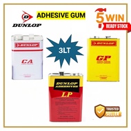 DUNLOP ADHESIVE GUM 3LT CA GLUE / GP GLUE / LP GLUE GENERAL PURPOSE CONTACT ADHESIVE GLUE