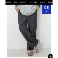 (Size 44-46, pants length 112cm) Excess wide-leg parachute pants