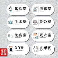 Door Sign Clinic Area Animal Cat Dog Pet Shop Grooming Surgery Room Hospital Identification Sign Ide