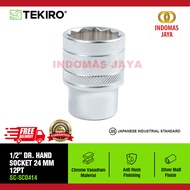 MATA TEKIRO 1/ 2 INCH SOCKET WRENCH 12 PT 24 MM SOCKET WRENCH/ SOCKET WRENCH 24mm Tekiro Socket Wren