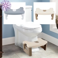 Toilet Footstool with Double Nonslip Design Foldable Toilet Squat Stool Squatting Potty Stool Portab