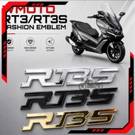 EMBLEM FASHION WMOTO RT3 RT 3/RT3S RT3 S EMBLEM FASHION ACCESSORIES ACCESSORY MODIFIED MODIFY