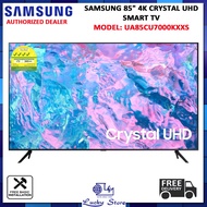 (BULKY) SAMSUNG UA85CU7000KXXS 85" 4K CRYSTAL UHD SMART LED TV WITH PURCOLOUR TECHNOLOGY, 3 YEARS WARRANTY,FREE DELIVERY