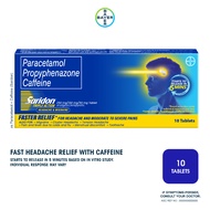 SARIDON® Paracetamol/Propyphenazone/Caffeine Tablet for Fast Headache Relief Grab n Go Pack 10s