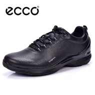 ECCO Golf Men's Shoes Classic Four Seasons Leather Breathable Lace-Up Casual Shoes Outdoor Sports Sh
