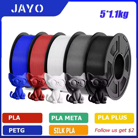 JAYO PLA/PLA Plus/petg/PLA meta/PLAYG/HS-PLA/HSMPETG 3D Printer Filament 1.75mm High Toughness FDM 3