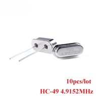 10pcs/lot 4.9152MHz 4.9152 MHz 4.9152M Hz 4.9152MHz HC-49US Passive Crystal Oscillator Ceramic Quart