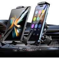 Z Fold 7 6 5 4 3 2 Car Mount, No Block Vent & Grip Firmly Z Fold 6 Accessories, Broad Compatible for