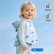 Summer Thin UV Protection Sunscreen Cape Breathable Outdoor Cloak for Boys Girls, Kids Sunblock Top