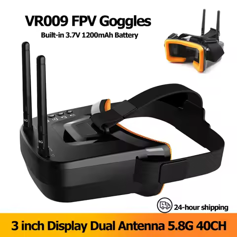 FPV Quadcopter Goggles VR009 5.8G 40CH Auto-Searching Double Antennas 3.0 Inch 480*320 LCD Screen Bu