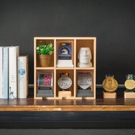 獎牌展示座典藏收納盒_也可當作公仔收納櫃哦_原木厚實質感