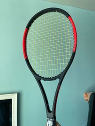 日本購入男女啱用 Wilson pro staff 97 V11 tennis racket 網球拍 97 sq in, grip 2, 16x 19, 315g, 球拍運動  Good condit