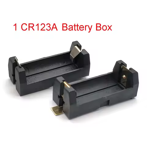 CR123A 16340 SMD SMT THM Battery Holder Nylon LIR123A Battery Storage Box Flame Retardant Pin Type G