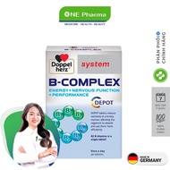 Doppelherz B-Complex Pills to Support Health, Improve Fatigue - 30 Pills
