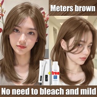✨No need to bleach✨hair dye set 100ml*2 Plant essence does not stimulate the scal（hair color,color s