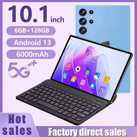 BDF-H39 New 4G Pad 10.1 Inch Tablets Octa Core 6GB+128GB ROM HD Display Double SIM Dual Cameras Tabl