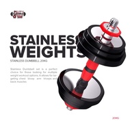 Stainless Dumbbell 20kg