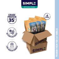 [Carton] 16.2KG SIMPLE Fresh Human-Grade Meat Dry Premium Cat Food (Fish / Aussie Lamb / Chicken)