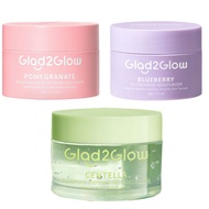 Glad2glow Centella Allantoin Soothing Gel Moisturizer pomegranate blueberry