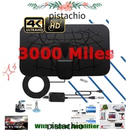 PISTACHIO Car Antenna For Smart TV 3000 Miles Range Protable For TV box Amplifier Booster