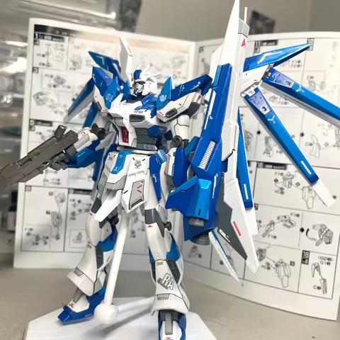 RX-93-ν2 HG 1/144 Hi-ν Courage Style Hi Nu Assemble The Model Action Figures Children'S Toys Decorat