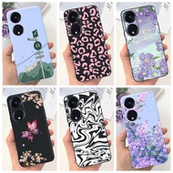 Soft Casing For OPPO Reno8 T 4G Case CPH2481 Popular Flower Shockproof Bumper For OPPO Reno 8T 4G Reno8T Phone Cases