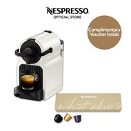 Nespresso® Inissia White Coffee Machine with Nespresso Coffee Capsules