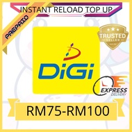 DIGI PREPAID｜INSTANT RELOAD TOP UP｜RM75 - RM100
