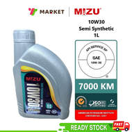 MIZU (1L) 10W30 Semi Synthetic Engine Oil 2022 API SP all car can  Perodua Proton Toyota Honda Nissan Mazda Ford BMW
