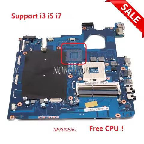 Nokotion BA92-10501B BA92-10501A BA41-01976A BA41-01979A For samsung NP300E5C NP300E5X HM75 Laptop m