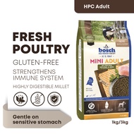 bosch HPC Mini Adult Poultry &amp; Millet | Non-GMO Poultry Dry Dog Food for Small Breed Dogs