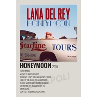 Honeymoon Album Cover Poster - Lana Del REY