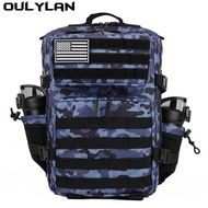 Oulylan Waterproof Athlete Gym Outdoor Bag Travel Hiking Rucksack with Bottle Holder25L/35L/45L Tact