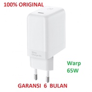 OnePlus Original 65W Fast Charging Warp Charge Charger Adapter - Without Cable