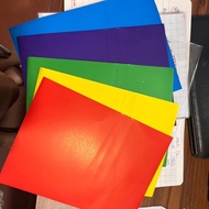 5-color handmade paper, B5 size, glued, with 3-sheet combo