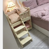 [Ready stock]Kennel Teddy Pet Bed Dog Bed Cat Nest Bed Dog Nest Bed Solid Wood Dog Bed Pet Supplies Wooden Mat Bunk Bed