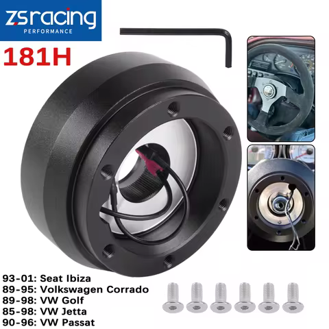 ZSRA-181H Racing Steering Wheel 6 Bolt Short Hub Adapter Fit For VW Golf/Jetta/Passat/Volkswagen Cor