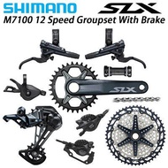 Shimano SLX M7100 12 Speed 1x12 MTB Groupset Shifter Lever Rear Derailleur 10-51T 45T Cassette