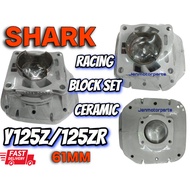 Y125ZR 125Z BLOCK RACING CERAMIC 61MM SHARK BLOCK #SHARK#