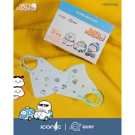 [Kid - Premium+] 3D 4-Ply 3D 4-12yrs Quby Parking Lot Medical Face Mask (20pcs)
