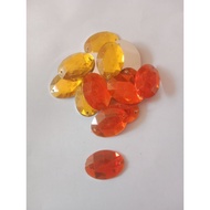 25*18mm oval Diamond sequins, 50 pieces