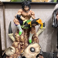 Dragon Ball Z GK Black Hair Broli Statue Figure Model Toy 24cm