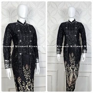 HITAM PUTIH KIRANA OL - MODERN SEQUENCE KEBAYA - MODERN BROCADE TUNIC - PARTY KEBAYA - MODERN NEW KU