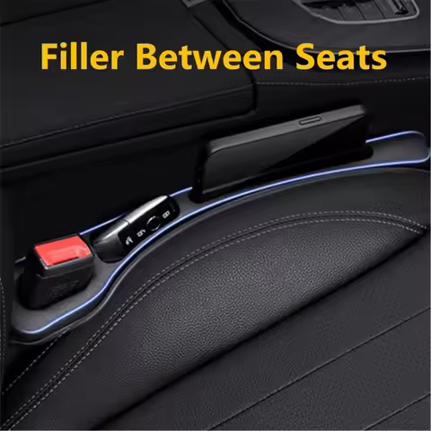 2X Car Seat Gap Filler Between Seats Crevice Decoration Interior Accessories For AUDI A4 B8 B9 B6 B7