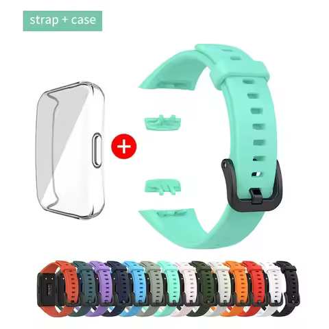 Soft Silicone Sport Band Strap for Huawei Band 6 Smart Wristband Bracelet Replacement Strap for Huaw