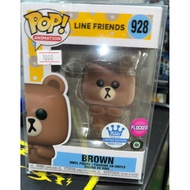 Funko POP! Line Friends Brown Flocked (Funko Shop Limited Edition 7500 PCS) 928 *Please Read The Det