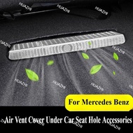 HZ Mercedes Benz C-Class E-Class C260L/E300L/GLC/GLE Air Vent Cover Under Car Seat Hole Accessories