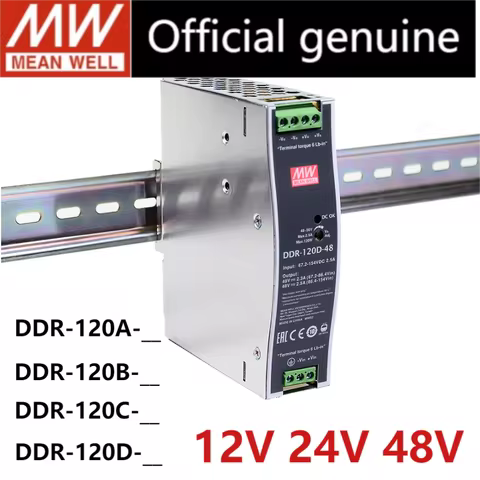 MEAN WELL DDR-120 DDR-120A-12 DDR-120A-24 DDR-120A-48 DDR-120B-12 DDR-120B-24 DDR-120B-48 DDR-120C-1