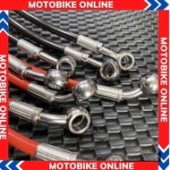 Dây dầu trước 95CM Hel bấm 1 đầu inox