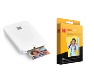 KODAK Step Slim Instant Mobile Photo Printer – Wirelessly Print 2x3” Photos on Zink Paper with iOS &